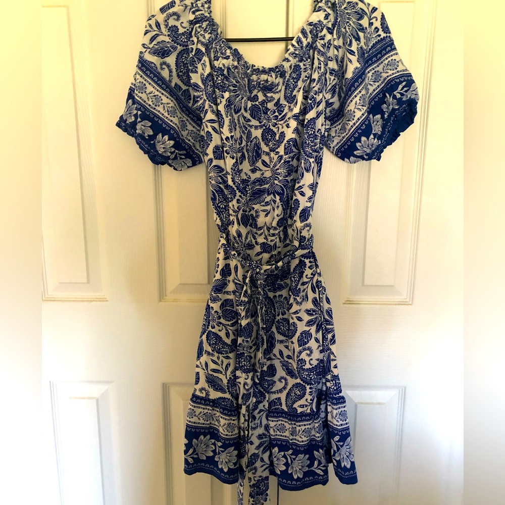 LOFT Floral Dress size L; NWT